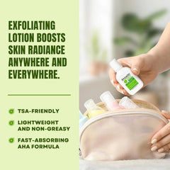 AmLactin Daily Nourish Therapeutic Body Lotion for Dry Skin - No-Scrub Exfoliator and Moisturizer 12% Lactic Acid Lotion, 2 Fl Oz (Pack of 6) (Packaging May Vary)
